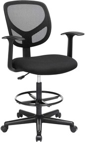 Scaun inalt de birou Black Terra One