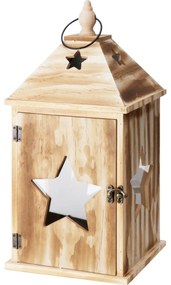 Set de felinare din lemn Star, 2 buc.