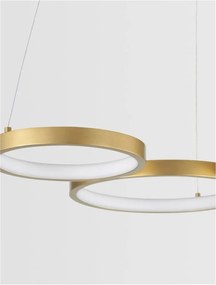 Lustra LED suspendata design modern MAGNUS R3 aurie