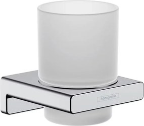 Suport periute de dinti Hansgrohe AddStoris crom lucios