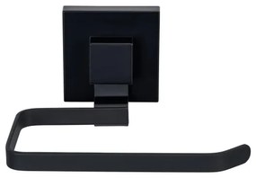 WENKO 71447800 - Suport pentru hârtie igienică VACUUM-LOC QUADRO ED, 14 x 11 cm, negru