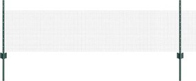 vidaXL Gard cu Stâlp Verde 0,5 x 10 m Oțel