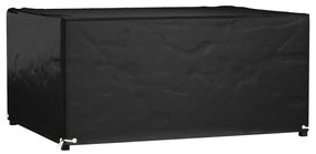 vidaXL Husă pentru mobilier de grădină, 8 ocheți, 180x135x80 cm pătrat