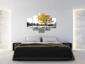 Tablou - relaxare în parc (150x105 cm)