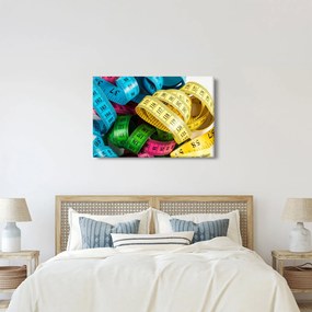 Tablou cu metri colorați (90x60 cm)
