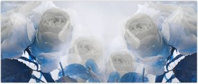 Tablou - Trandafir alb (120x50 cm)