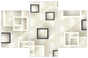 Tablou geometric abstract (90x60 cm)
