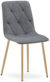 Scaun de dining gri LIBRA