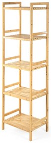 Raftier din bambus G21, 5 etajere, 5 etaje