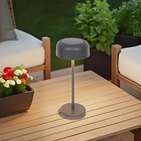 Hesperide - Lampă de masă solară LED BOLTY LED/3,7V 2600 mAh IP65 antracit