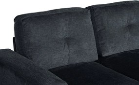 Coltar extensibil, material texturat gri, APARTMENT 245cm