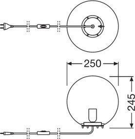 Lampă de masă Rabalux BUBBLE 1xE27/40W/230V roz