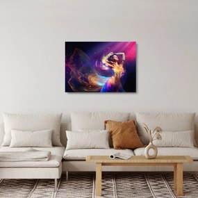 Tablou pe sticlă - Femei mistice (70x50 cm)