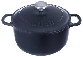 Oală cu capac din fontă 5,2 l adecvată pentru plita cu inducție LITINA SMALT – Orion