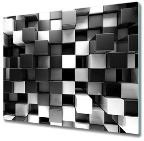 Tocator din sticla cub abstracție