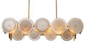 Candelabru design LUX, Sticla, Fumuriu, Hyde