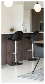 Scaune de bar negre rotative 2 buc. 82 cm Trondheim – House Nordic