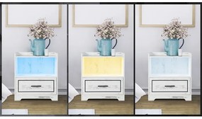 Noptieră inteligentă în stil vintage