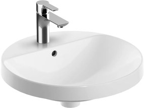 Geberit Variform lavoar 48x48 cm rotund încastrat alb 500.704.01.2