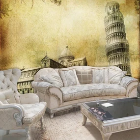 Fototapet - Vintage Art Pisa (254x184 cm), în 8 de alte dimensiuni noi