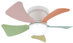 Globo 03609B - Ventilator de tavan LED HINES dimabil 10W/230V 3000-6500K +telecomandă