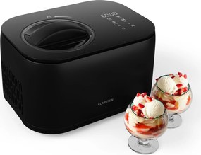Klarstein Aparat de făcut înghețată FrostFusion - mașină de făcut înghețată și iaurt 2 în 1 cu funcție de răcire continuă