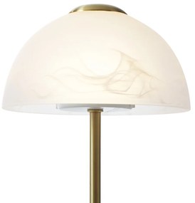 Lampă de masă de design aurie cu sticlă opal, incl. LED cu dimmer - Joya