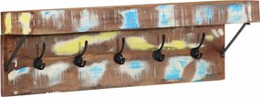 vidaXL Răcător de paltoane Maro 73 x 19 x 23 cm Lemn masiv recuperat