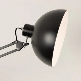 Brilagi - Lampă de podea flexibilă TASKER 1xE27/60W/230V 157 cm neagră