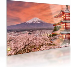 Tablou pe sticlă - Fujiyoshida, Japonia (70x50 cm)