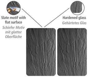 Set de 2 plăci de protecție din sticlă pentru aragaz Wenko XL State, 40 x 52 cm