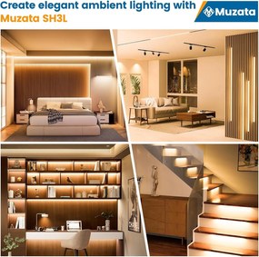 Profil LED Aplicat Inovator, Lungime 2m, Alb – O Alegere Premium pentru Iluminat Stilat și Durabil