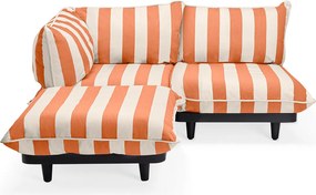 Set de grădină Paletti Medium, culori multiple - Fatboy Culoare: portocaliu-crem cu dungi (stânga)