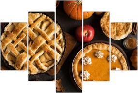 Tablou - Plăcintă de dovleac (150x105 cm)