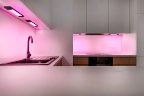 Osram - Lumină LED RGBW dimmabilă pentru montaj sub dulap, cu senzor LINEAR EDGE LED/4W/230V, negru + telecomandă