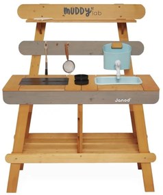 Janod - Bucătărie de exterior din lemn MUDDY LAB