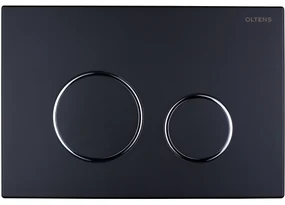 Oltens Lule buton de spălare pentru WC negru mat/crom/negru mat 57102300