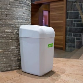 Coș de gunoi Denox Troya 15 l, alb, 15 l