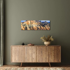Tablou - Landmannalaugar (cu ceas) (90x30 cm)