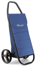 Sacoșă de cumpărături cu roți 53 l Com Tweed Polar Black Tube – Rolser