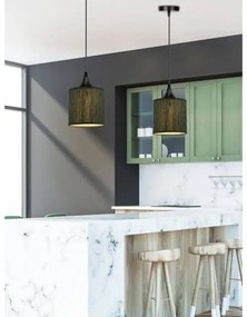 Lustră pe cablu PATTI 1xE27/60W/230V d. 15 cm verde