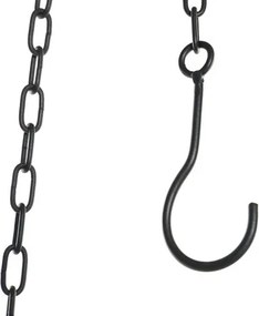 Suport de lumânări suspendat din metal și sticlă, 53×53×52 cm, „Ceiling"