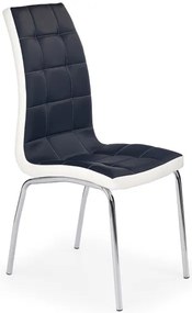 Scaun de sufragerie Adis (negru + alb). 770653