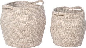Coșuri pentru oi, bumbac, bej, 2buc