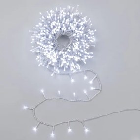 Aigostar - LED ghirlandă de Crăciun pentru exterior, 600 LED / 8 funcții, 33 m, IP44, alb rece