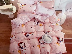 Lenjerie de pat pentru copii, HELLO JANE roz