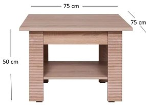 Măsuță cafea Gwenn 75 (Stejar sonoma). 1052947