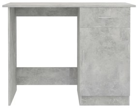 Birou, gri beton, 100 x 50 x 76 cm, PAL Gri beton