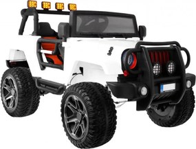 Masinuta Electrica cu acumulator pentru copii NOVOKIDS™ Jeep 4X4 PRO, 2 locuri, Max 40 kg, Roti din Cauciuc EVA, 3-10 ani , Husa ploaie si rucsac ,2