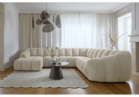 Colțar bej (cu colț pe partea dreaptă/în formă de "U") Shell – Miuform